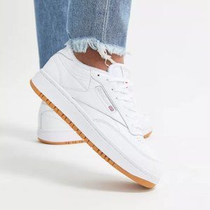 NEW Reebok Club C Double White Sneakers